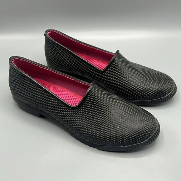 Cougar Ruby Black Waterproof Rain Rubber Slip On Shoes - Picture 1 of 5